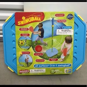 NEW 3-1 basketball, soccer and swingball!